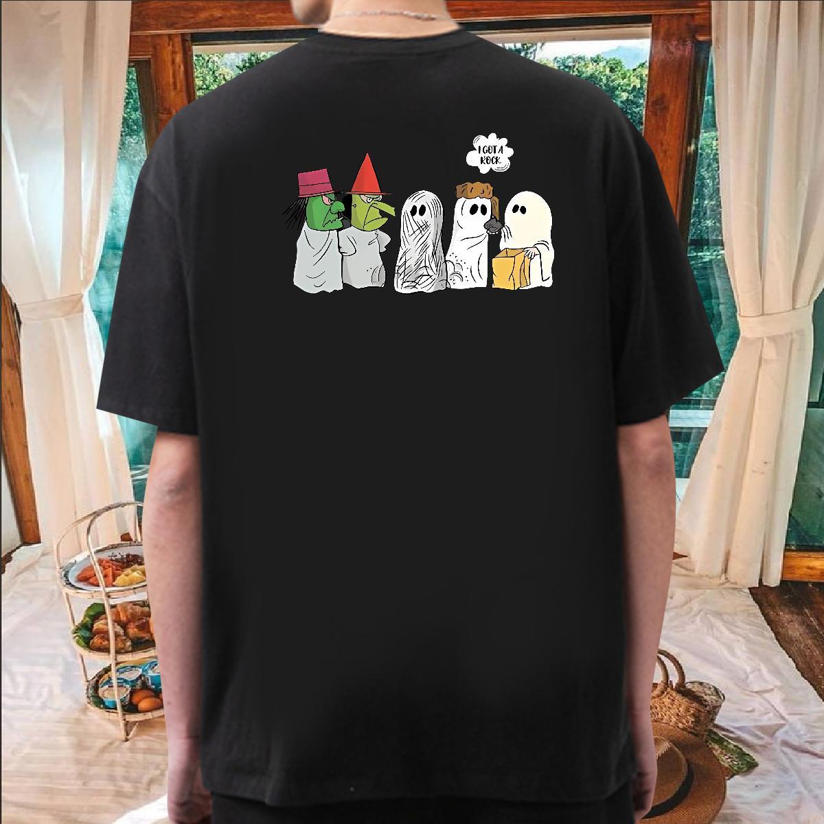 Designer Mens T Shirts 230g Pure Cotton halloween Hip Hop Street Tees Shirts Crew Neck Wholesale Tshirt for Man Woman DIY Logo Oversized