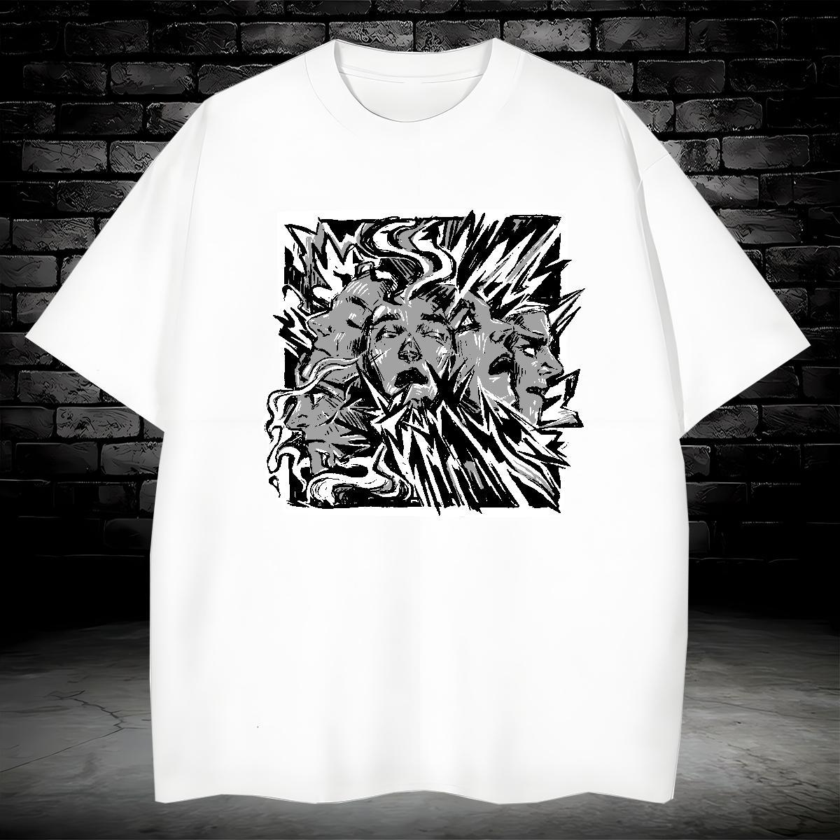 T-Shirts 230g 100% Cotton icon Street Wear Breathable Crew Neck Customized Men Clothes T-Shirt DIY Customized TOP Quality Tops Shirt