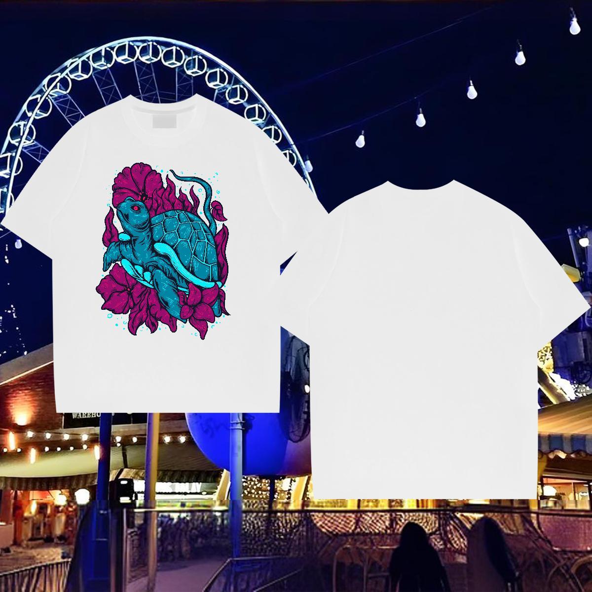 Stylist Men T Shirts 230g Cotton Sports Casual Tops Tees Pure Cotton High Quality Men Tees Custom Print Oversized