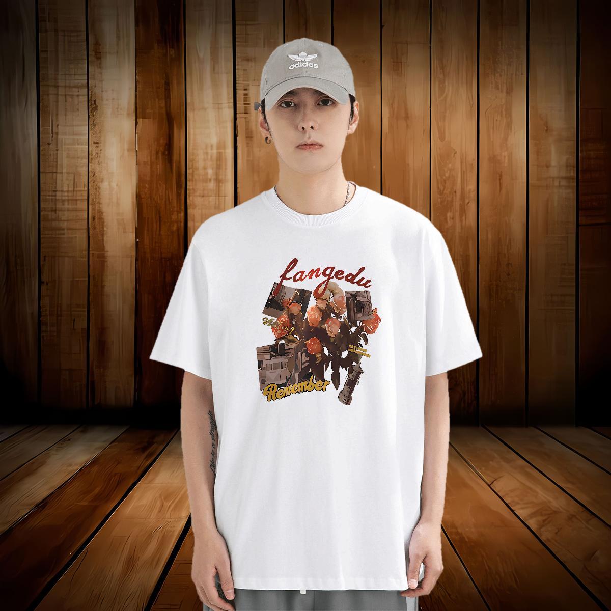 Men T Shirts 100% Cotton 230g icon Summer Casual Breathable Short Sleeve Black Oversized Men Tops Tees Custom Free Shipping Clothes