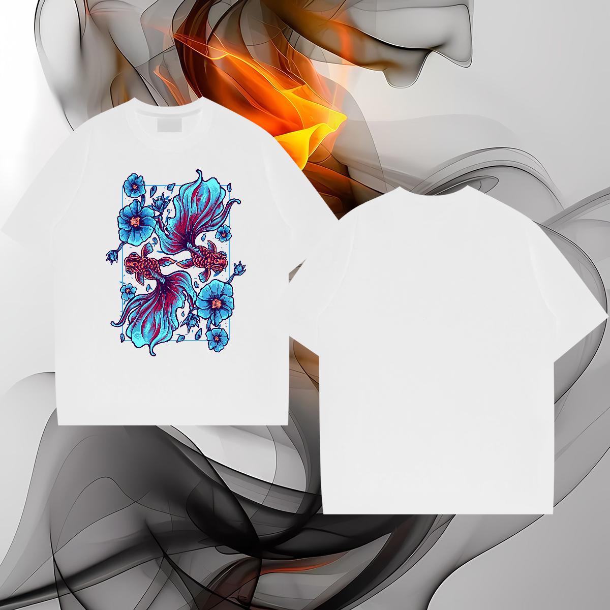 Stylist Mens T Shirts 100% Cotton 230g Sport Tees O-Neck Short Sleeve Popular Men Tees Custom Big Size