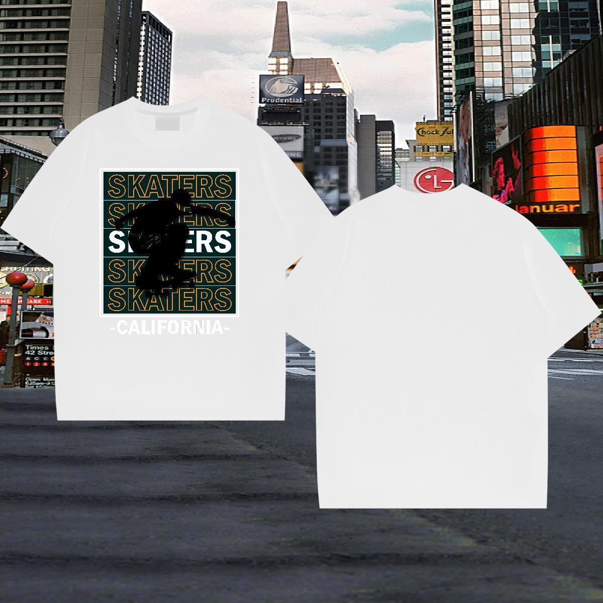 T Shirt For Man 230g Pure Cotton portrait Sports Casual Crew Neck Breathable DIY Printed Men Tops Tees Factory Direct Brand Wear