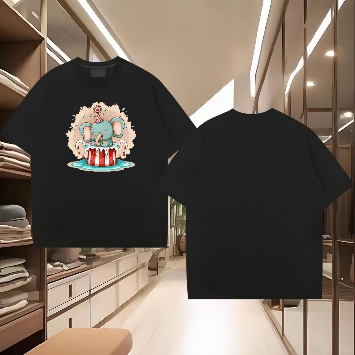 Classic Man T Shirts 230g 100% Cotton Street Casual Tops O-Neck Short Sleeve Designer Men Tops Tees Plus Size Custom