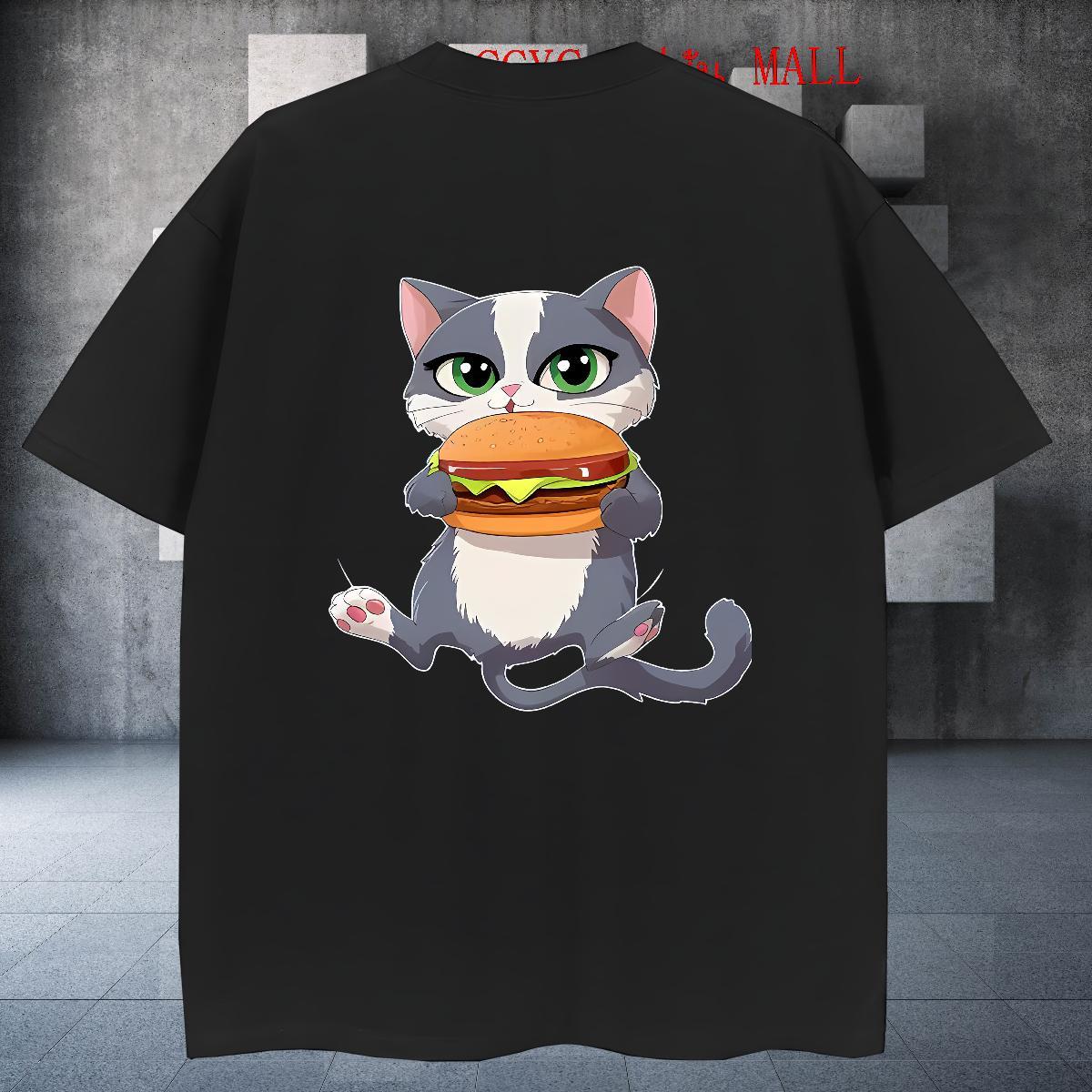 2024 New T shirt 230g 100% Cotton Home Outdoor Tops Round Neck Short Sleeve Wholesale Couples T Shirts Floral Print