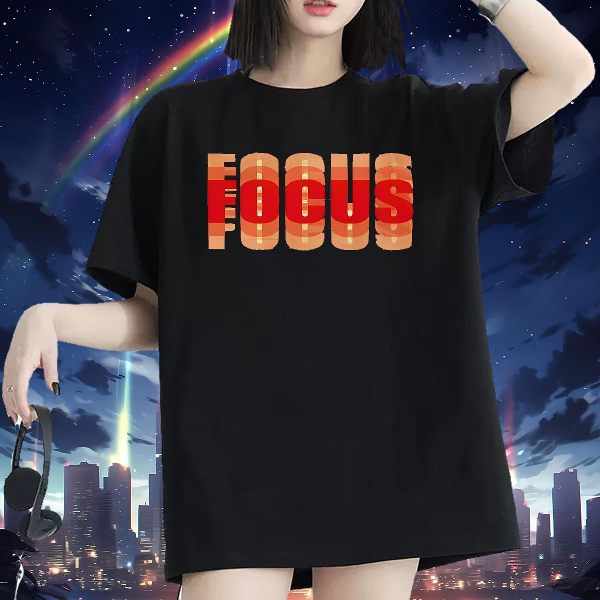 Nice Womens Tshirts 230g Pure Cotton letter Street T-Shirts Breathable Crew Neck Plus Size Cartoon Tee Shirt