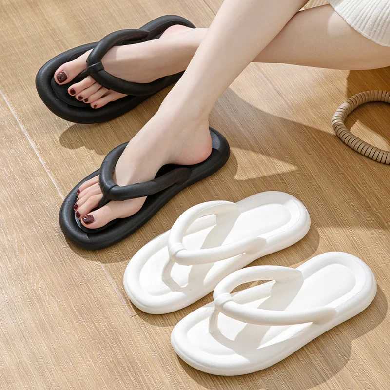 New summer candy color flip up womens cute soft sole Eva beach slider fashion sandals home bathroom anti slip shoes slider W250414