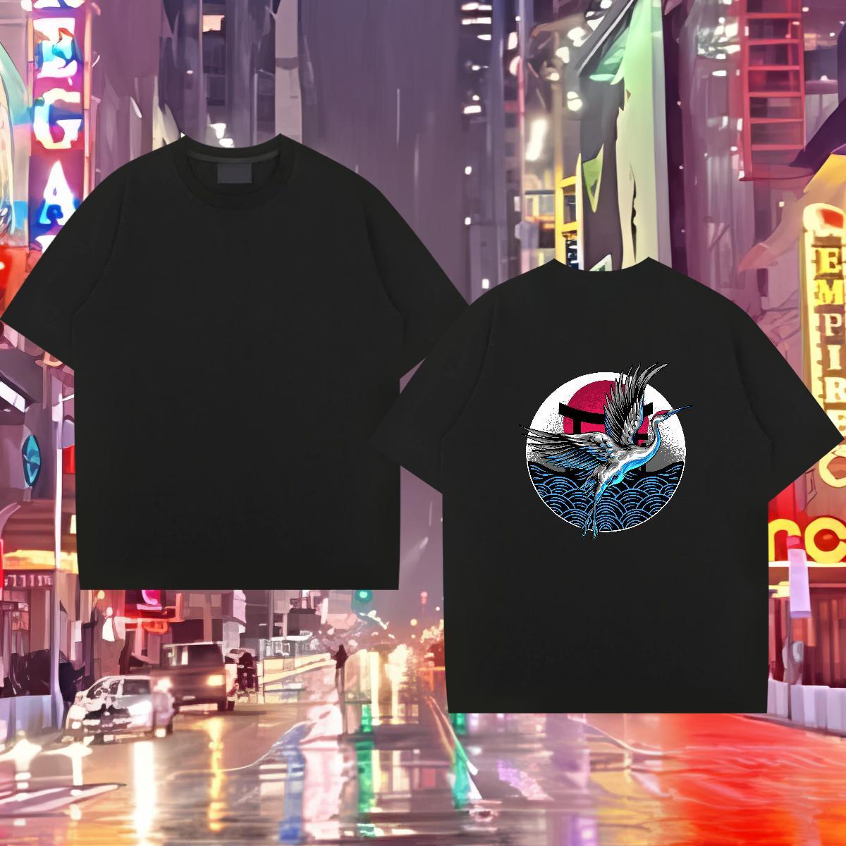 2024 T Shirts Men 230g Pure Cotton eagle Casual Daily Wear Polos Breathable Short Sleeve Designer Couples T Shirts Plus Size Custom