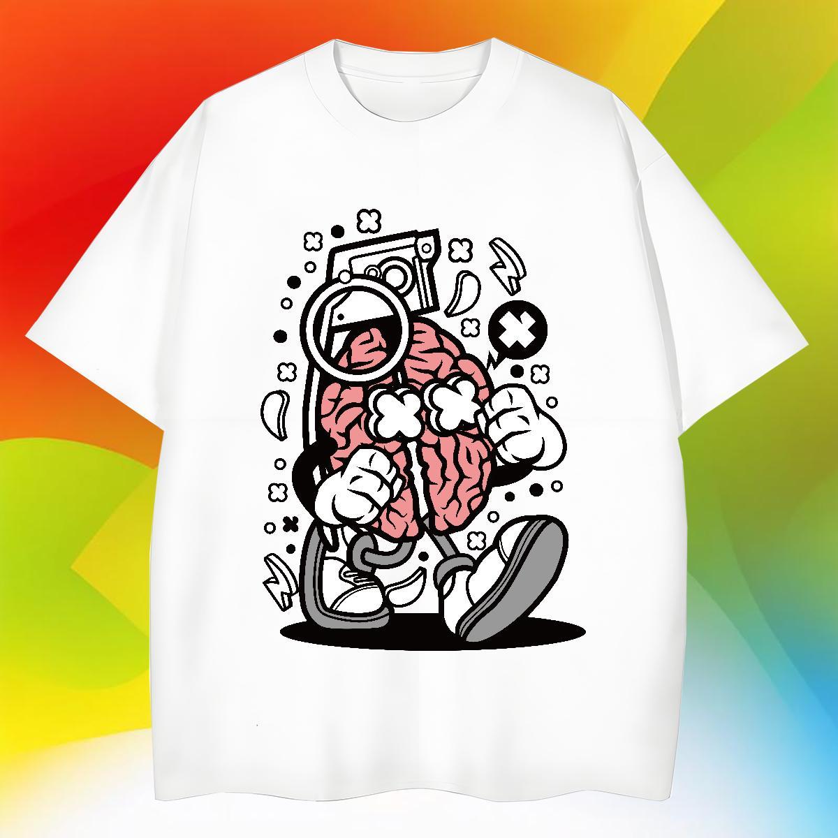 TOP Quality Tshirts 230g Pure Cotton Casual ET Custom Printed Short Sleeve O-Neck New Arrival Man T Shirts Top Tees