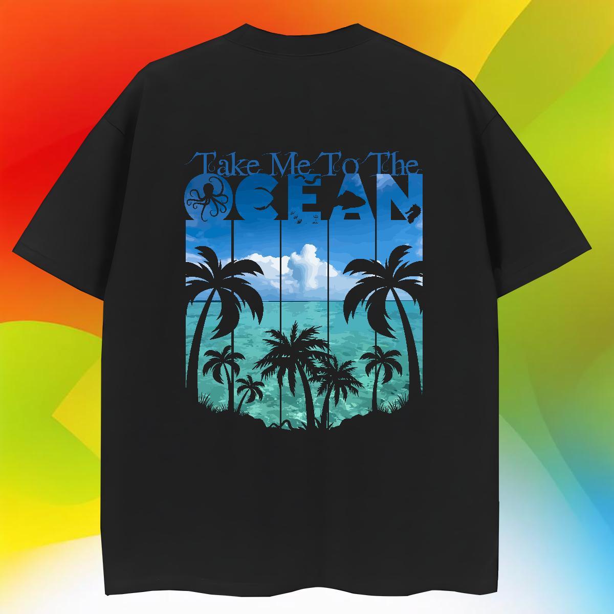 Wholesale Couples T Shirts 230g Pure Cotton Anime Printing Street Cartoon Printing L-4XL Breathable Short Sleeve DIY Customized T-Shirts Tee Shirt