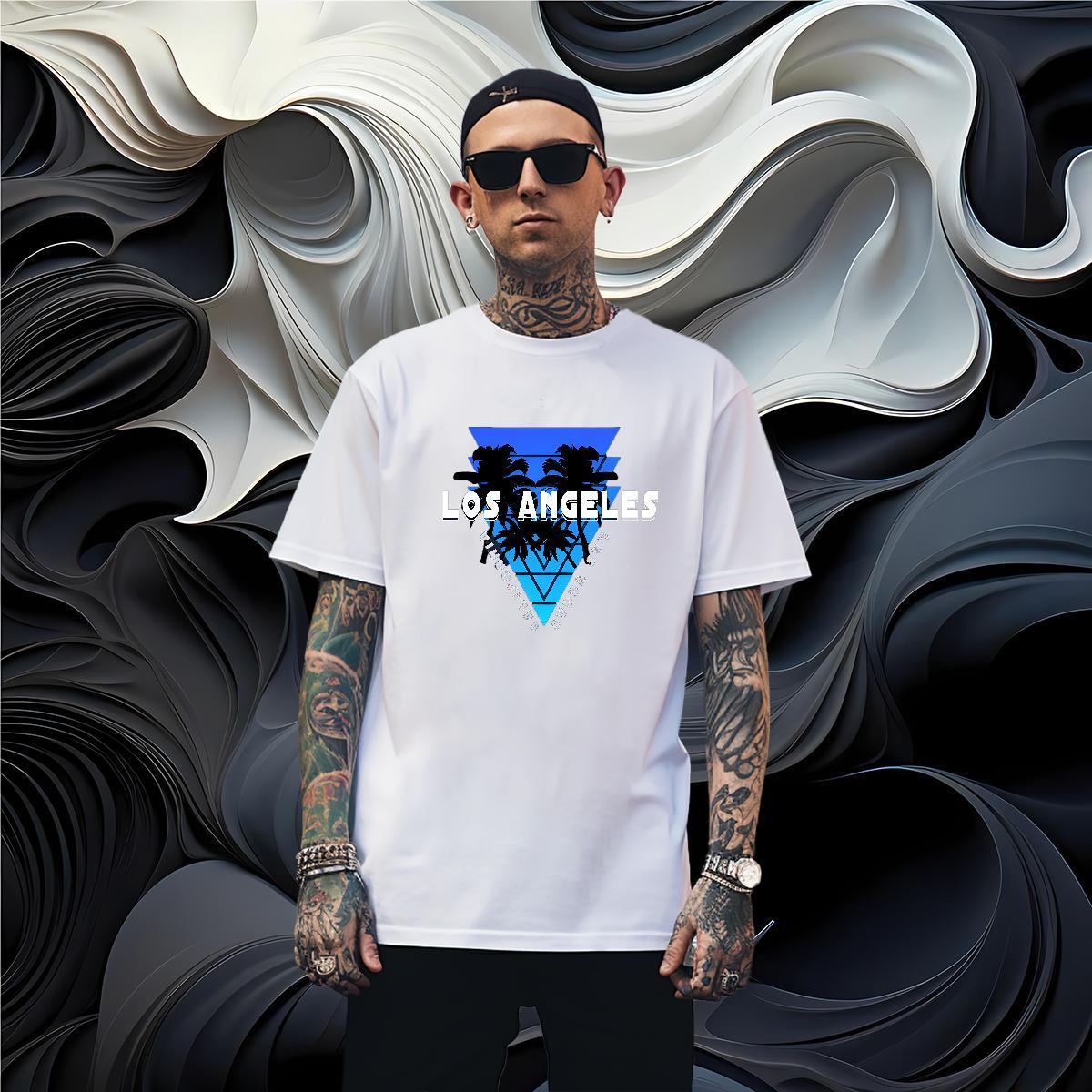 Man T Shirts 230g 100% Cotton tree Home Outdoor Breathable Custom Print Plus Size Men Tees DIY TOP Quality Clothings