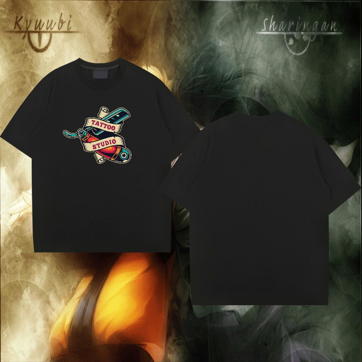 Cool Tshirt for Man Woman 100% Cotton 230g Hip Hop Street tool Oversized Short Sleeve O-Neck Free Shipping T Shirts Men Tees Shirts