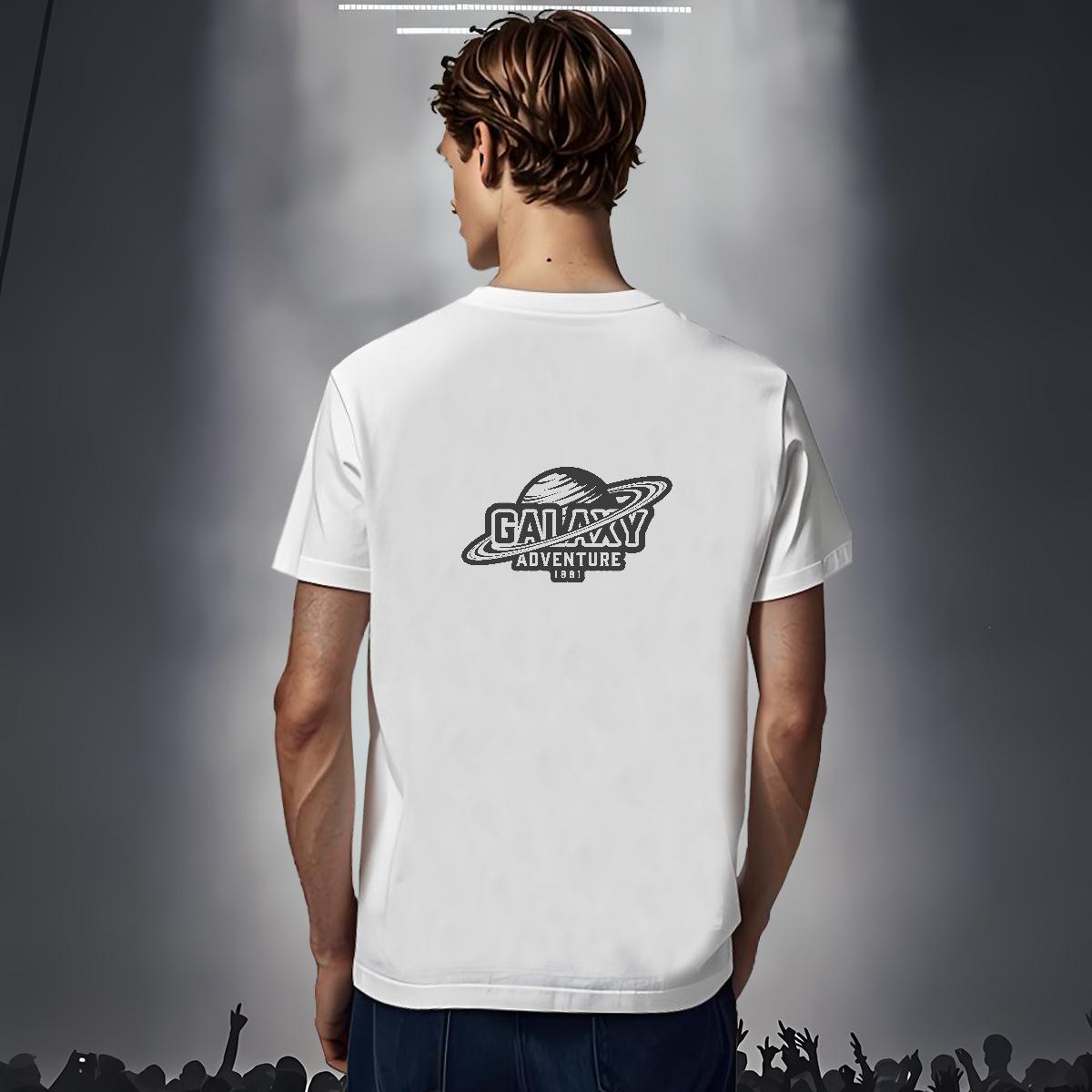 Mens T Shirts 230g Pure Cotton universe Beach Breathable Crew Neck Custom Anime Couples T Shirts 2024 Designer TOP Quality Tops