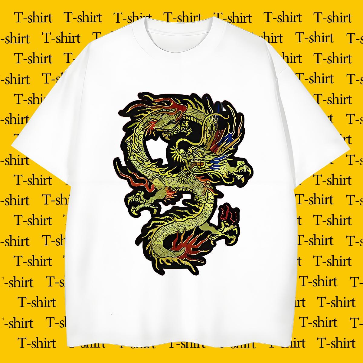 Popular Tshirts 100% Cotton 230g Daily Wear Custom Print Plus Size Breathable 2024 New Men T Shirts Tops