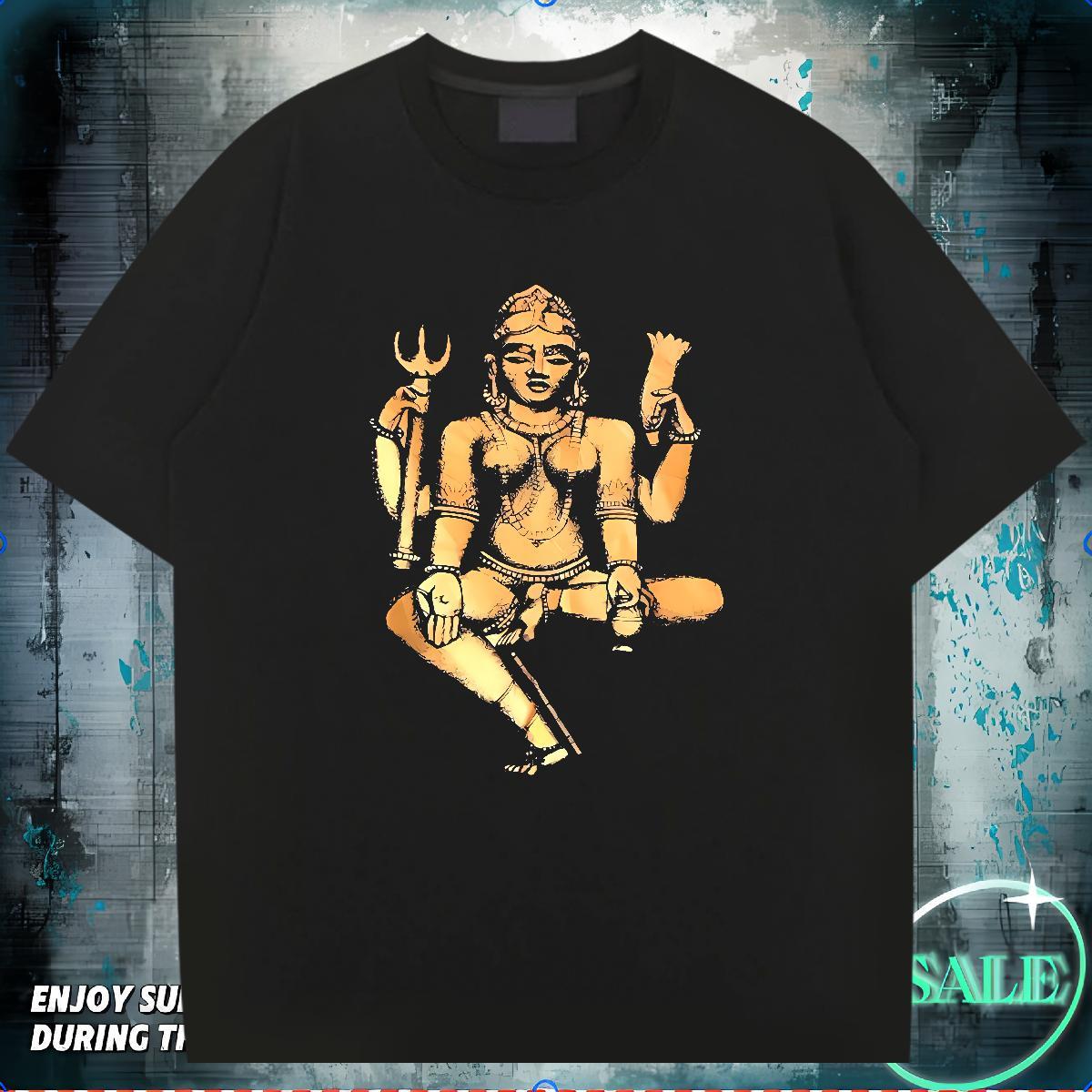 T Shirt For Man 230g Cotton character Street wear Hip Hop Crew Neck Custom Anime Couples T Shirts 2024 Summer Classic Clothings