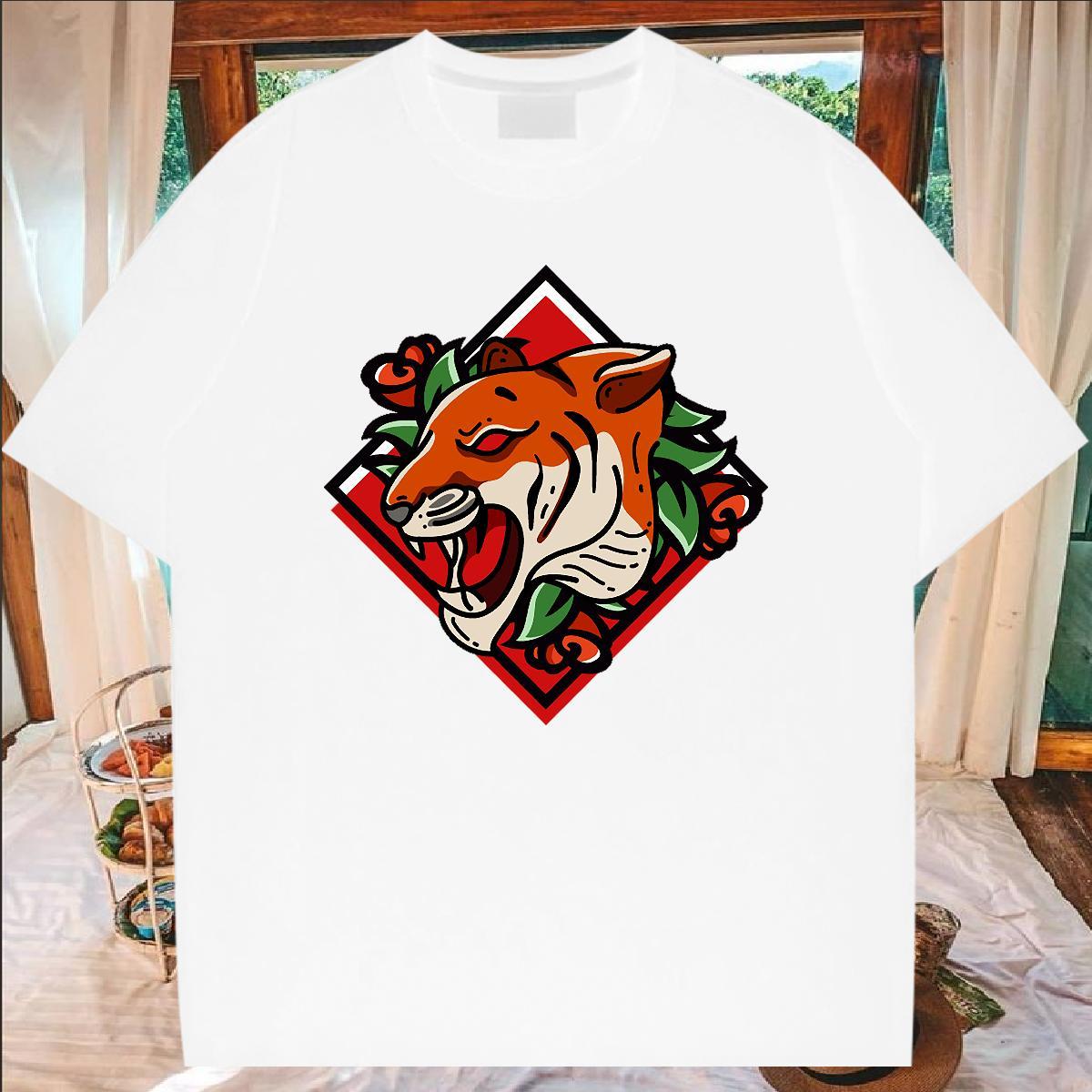 Stylist Mens T Shirts 230g Pure Cotton Casual Beach Tshirts Crew Neck Breathable Cool Design Mens Tshirts Oversized 3XL 4XL