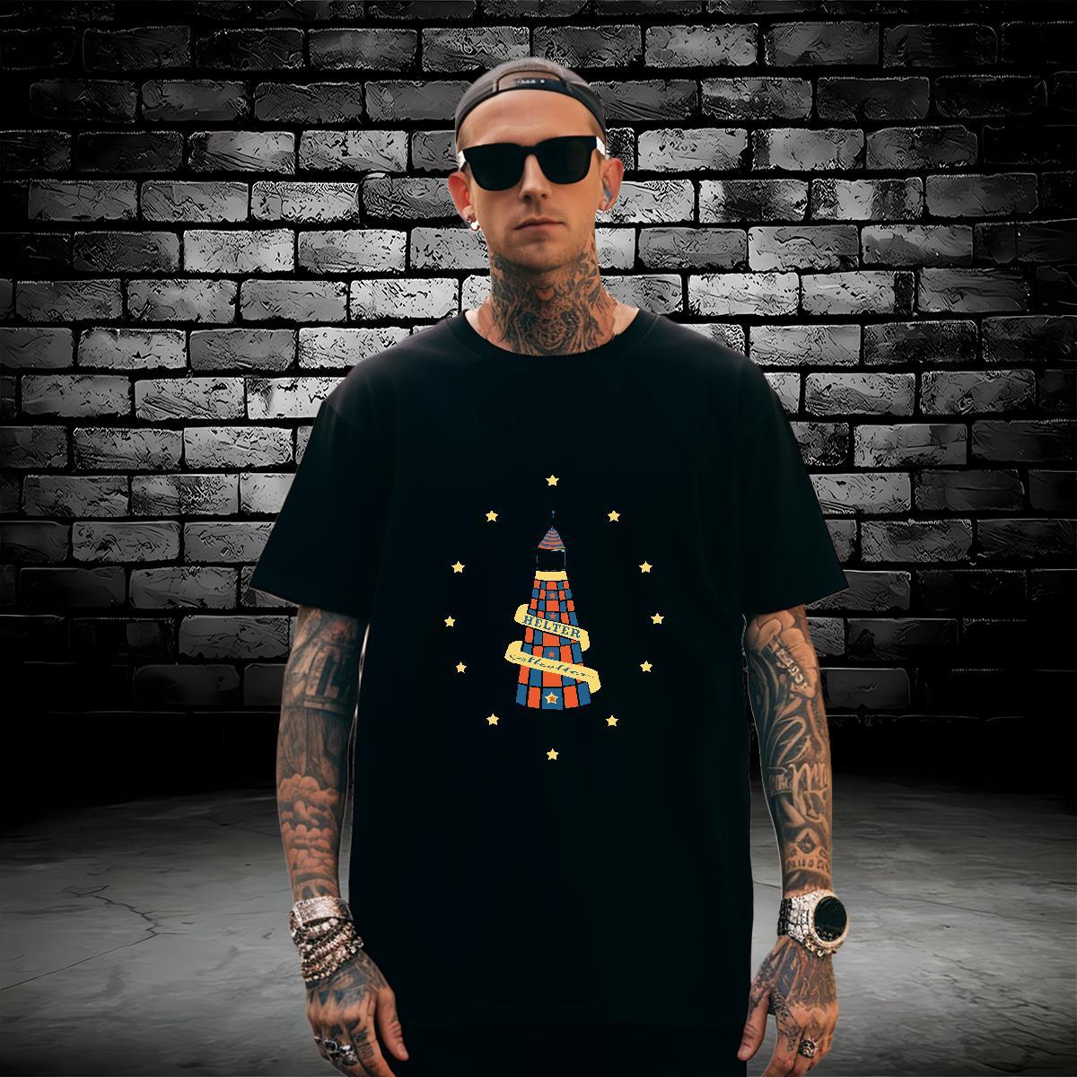 T shirt 230g Pure Cotton Lines Sport Round Neck Short Sleeve Skull Tshirts Fashion New TOP Quality Clothings