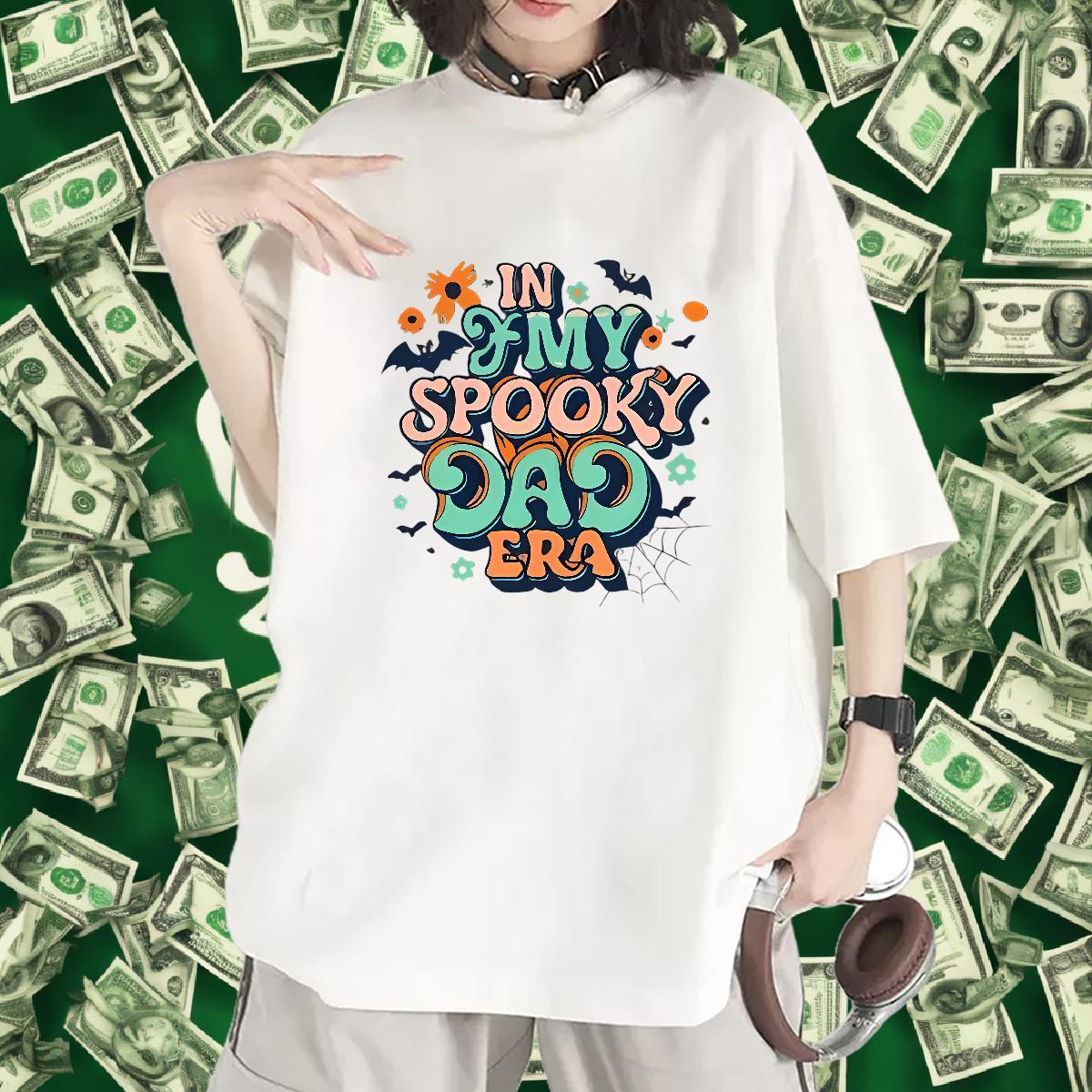 Female Woman Tshirt 100% Cotton 230g letter Casual Daily Wear T shirt Short sleeve Soft Plus Size Custom Tees Shirts