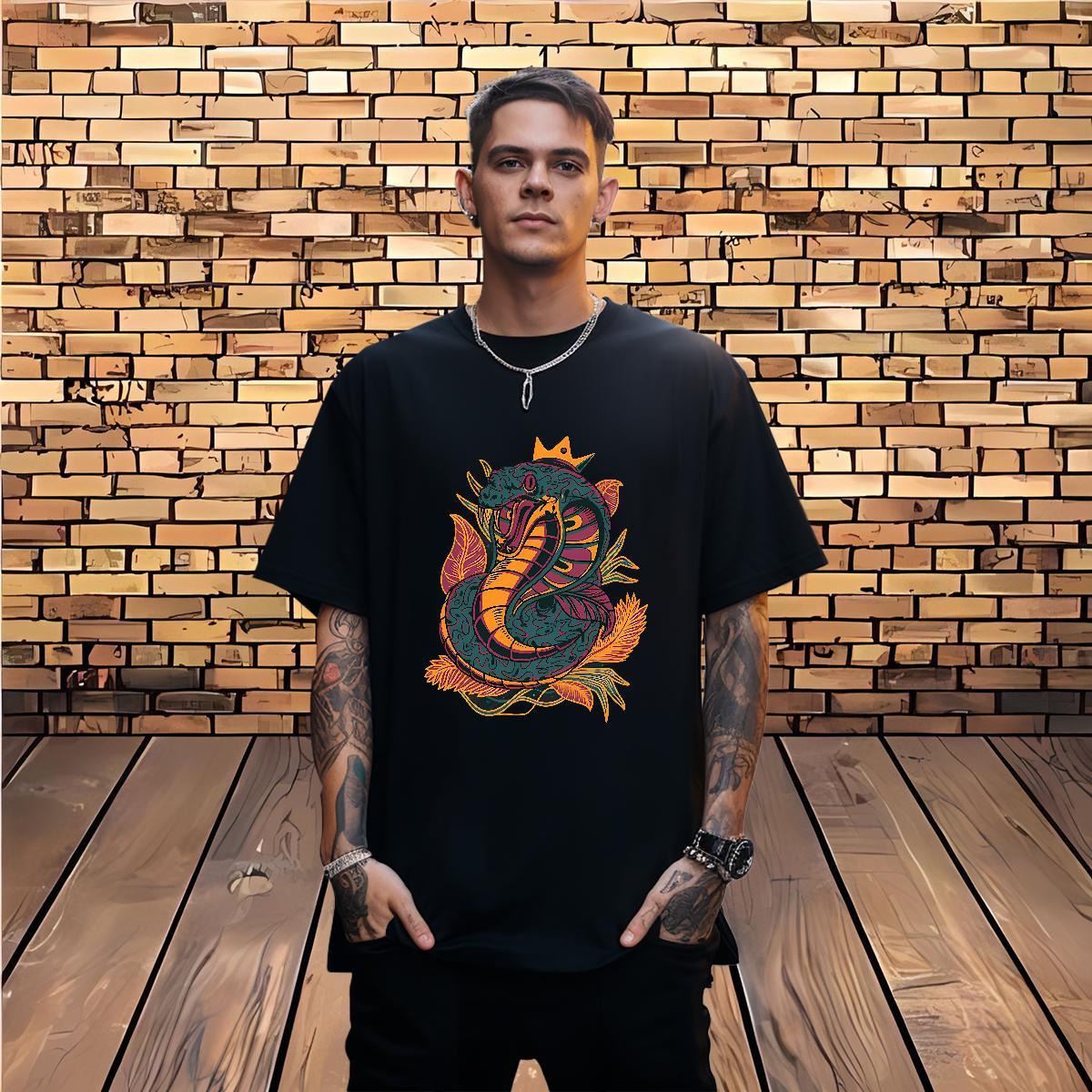 T Shirts Men 100% Cotton 230g angry Street wear Hip Hop Breathable Crew Neck White Plus Size Men Tshirts Designer Fashion Comfortable Top Tees