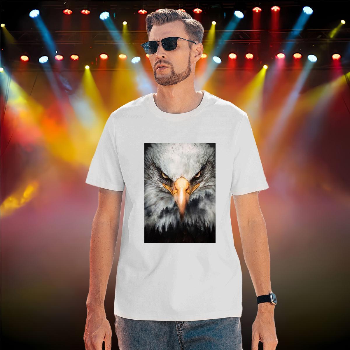 Brand Men Clothes T-Shirt 230g Pure Cotton cool T-Shirts Casual Beach Crew Neck Customized Print Classic Casual Clothings