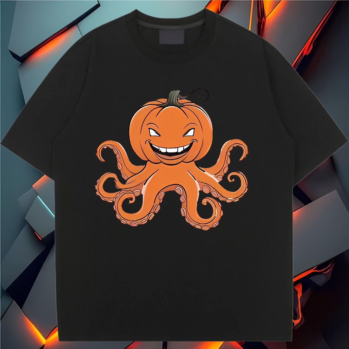 Unisex T shirt O-Neck Short Sleeve Women Tshirts Floral Print High Street Hip Hop 230g Pure Cotton Classic Polos