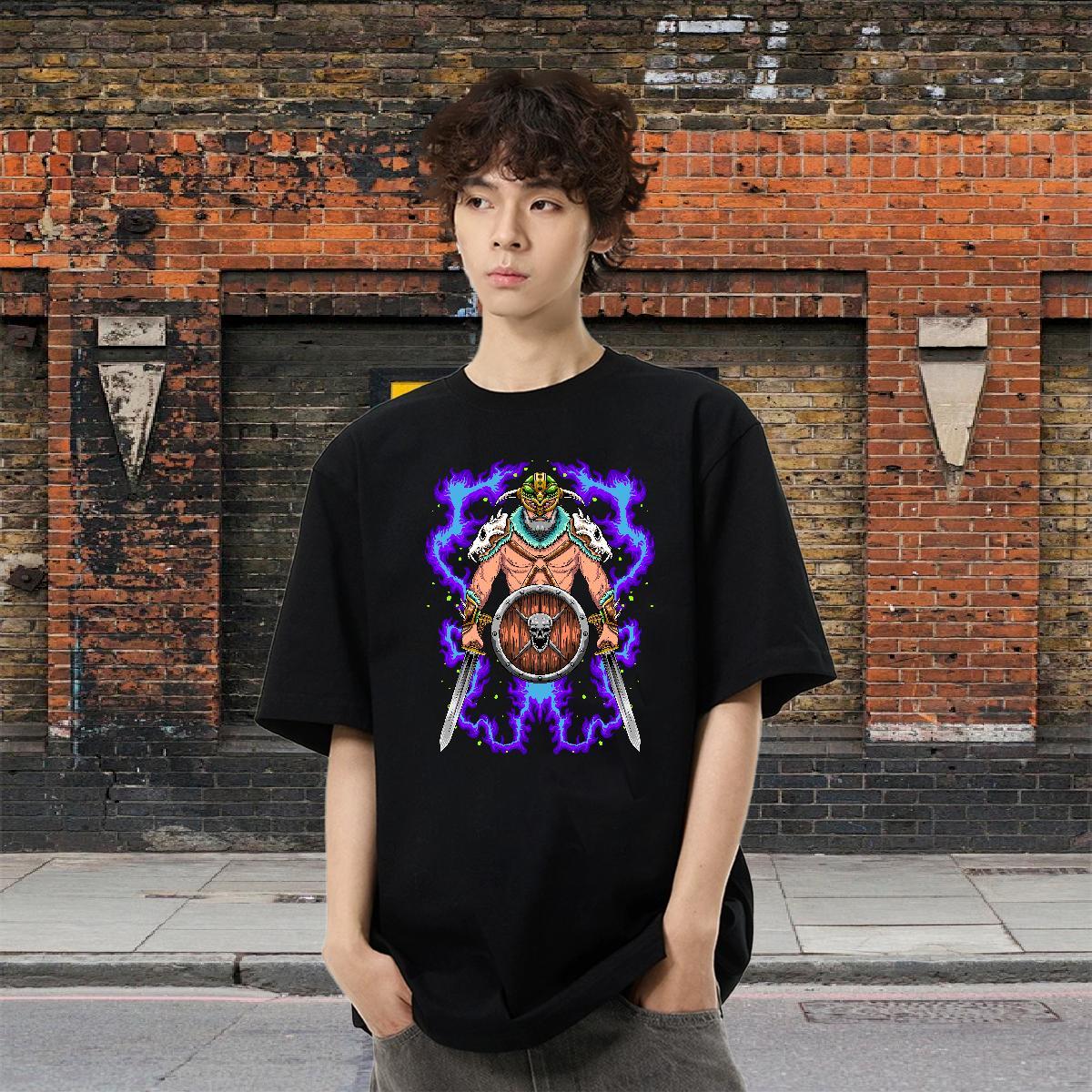 Designer Men Tshirts 230g 100% Cotton Casual ET Floral Print Breathable Short Sleeve 2024 New T Shirt For Man Tops Shirt