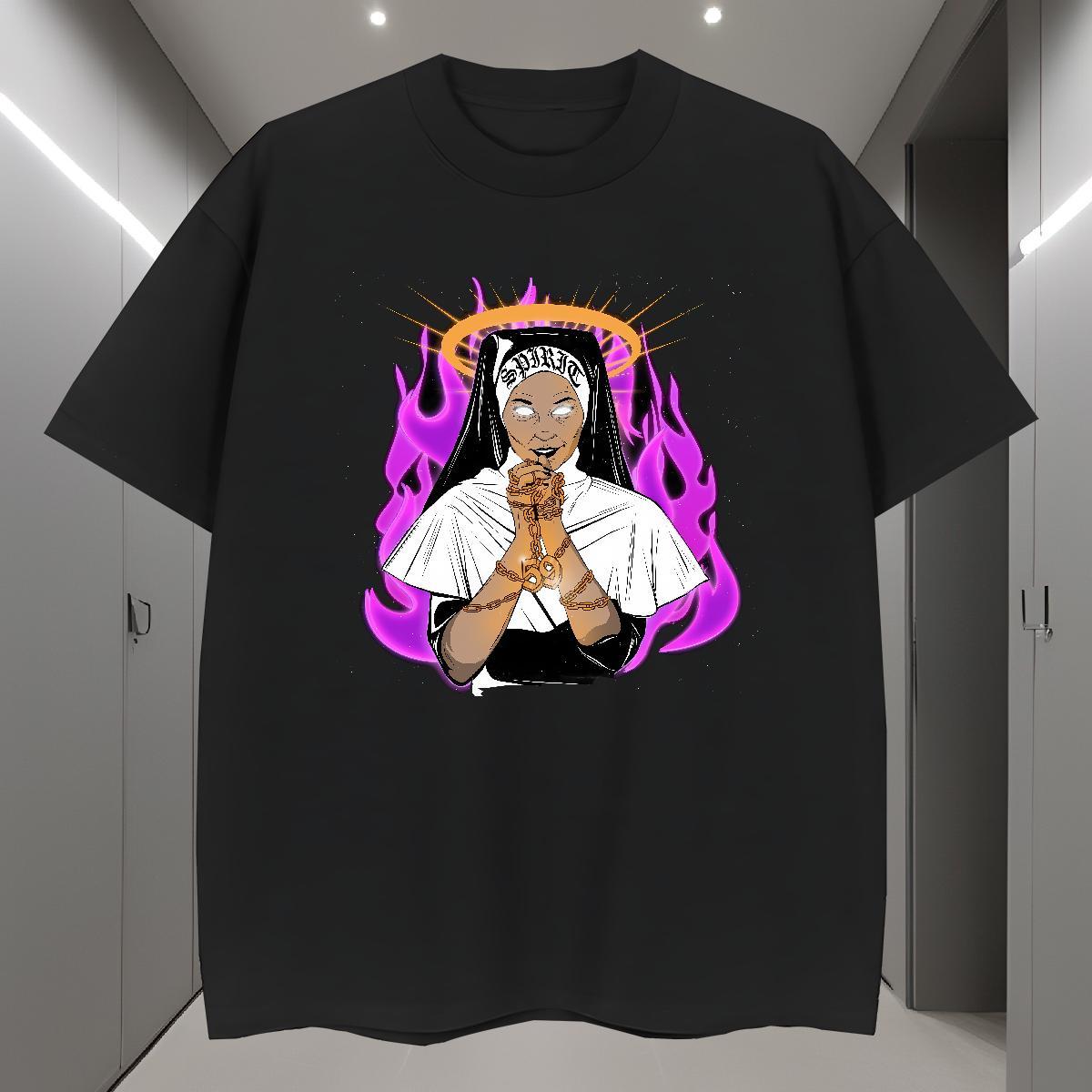 T Shirts Men 230g Cotton nun Beach Breathable Short Sleeve Custom Print Plus Size Men Tshirts New Classic Tops