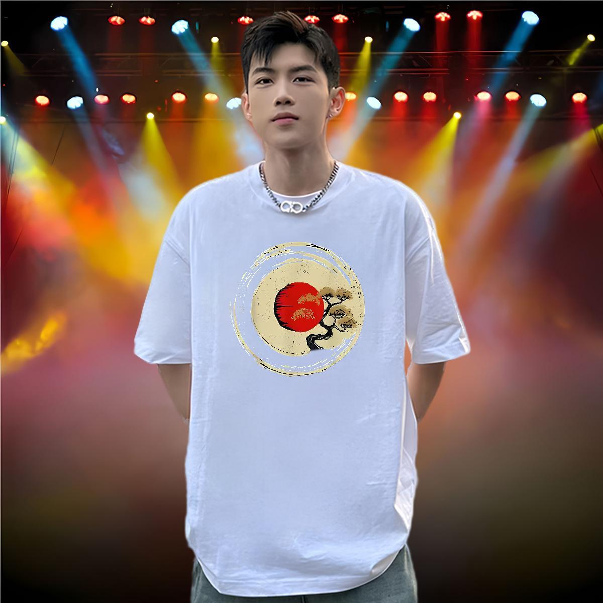 Casual New Men T Shirts 100% Cotton 230g tree Sport Tshirts Breathable Crew Neck TOP Quality Men Tshirts DIY Printed