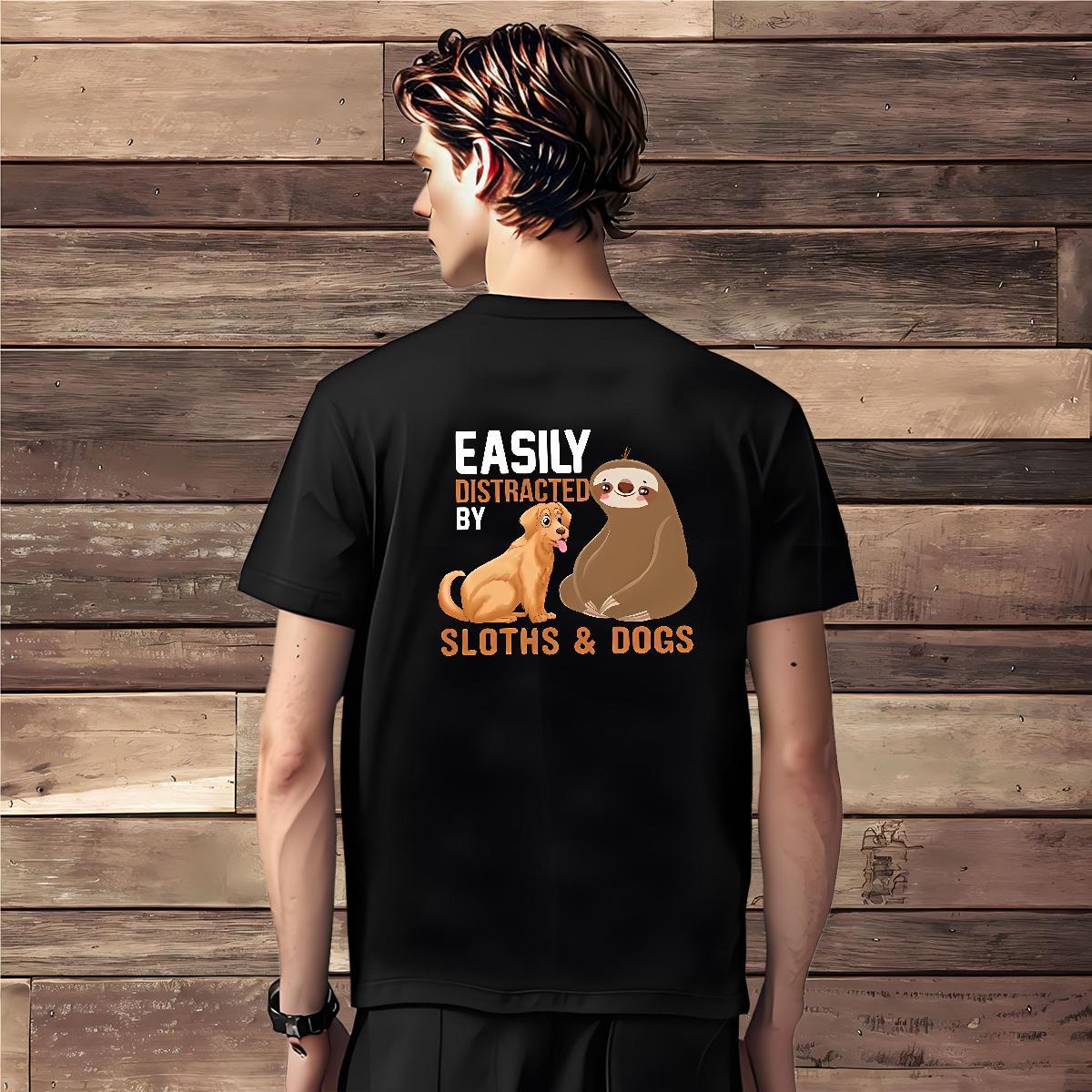 Loose Fit Men Clothes T-Shirt 230g Pure Cotton T-Shirts for Men Sports Casual Breathable Short Sleeve Cartoon Printing L-4XL Designer Fashion Tops Shi