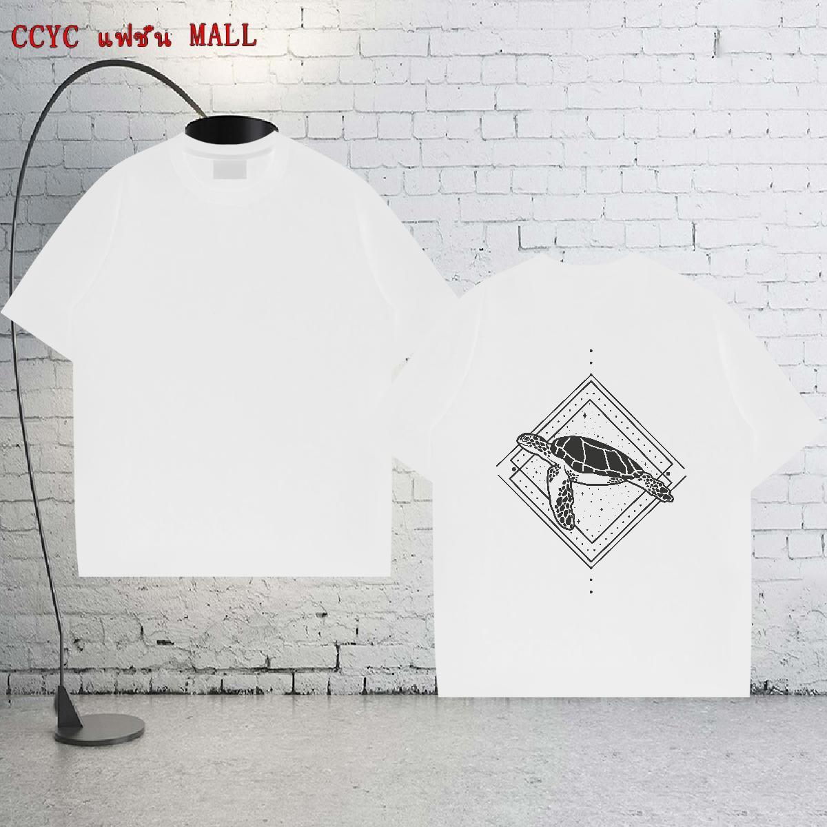 Classic T Shirt For Man 230g Cotton tortoise Street wear Hip Hop Tshirts Breathable Short Sleeve Designer Men Tshirts Custom Big Size
