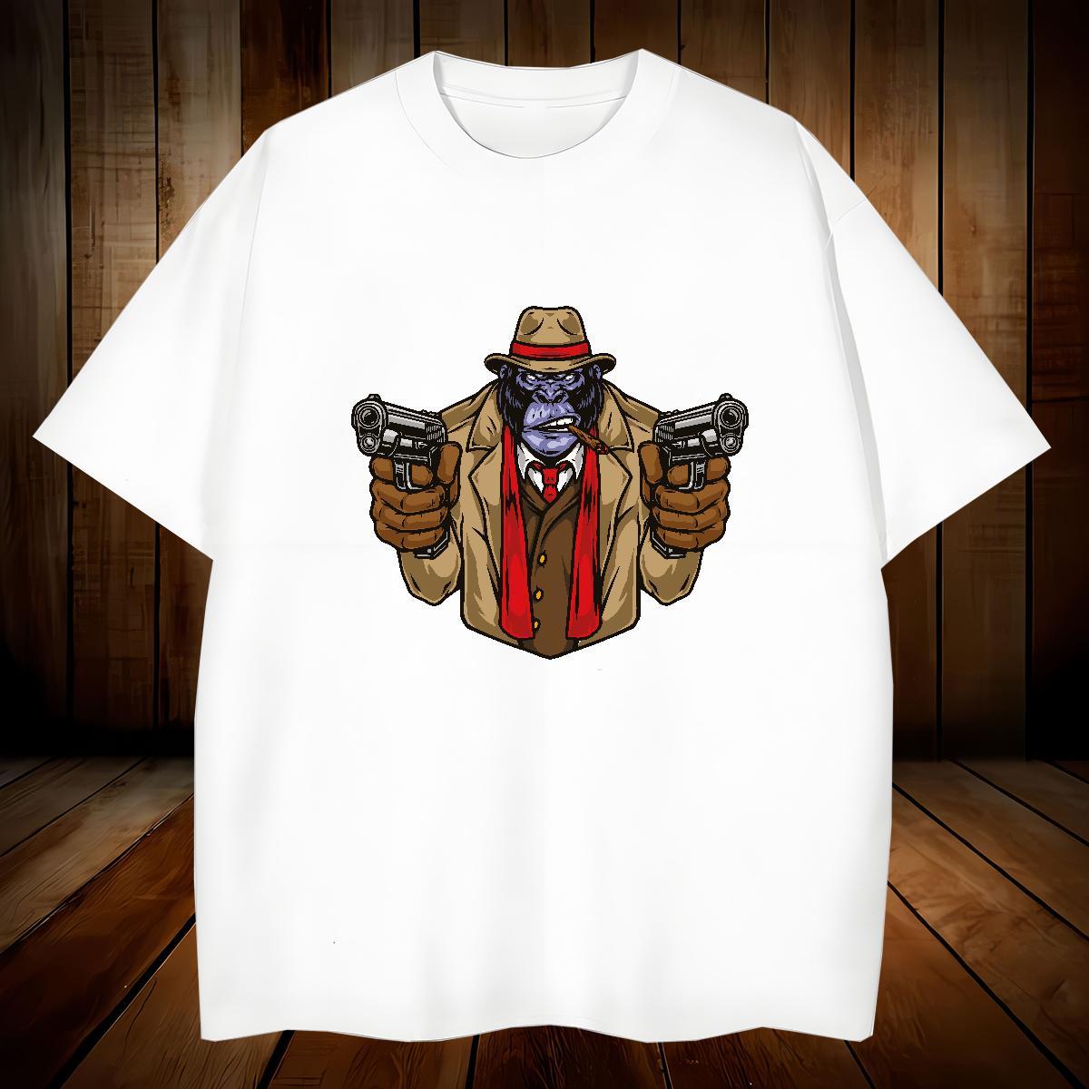 Men T Shirts 100% Cotton 230g Outdoor Short Sleeve Soft DIY Printed Men Tees New Arrival Cool Design Wear