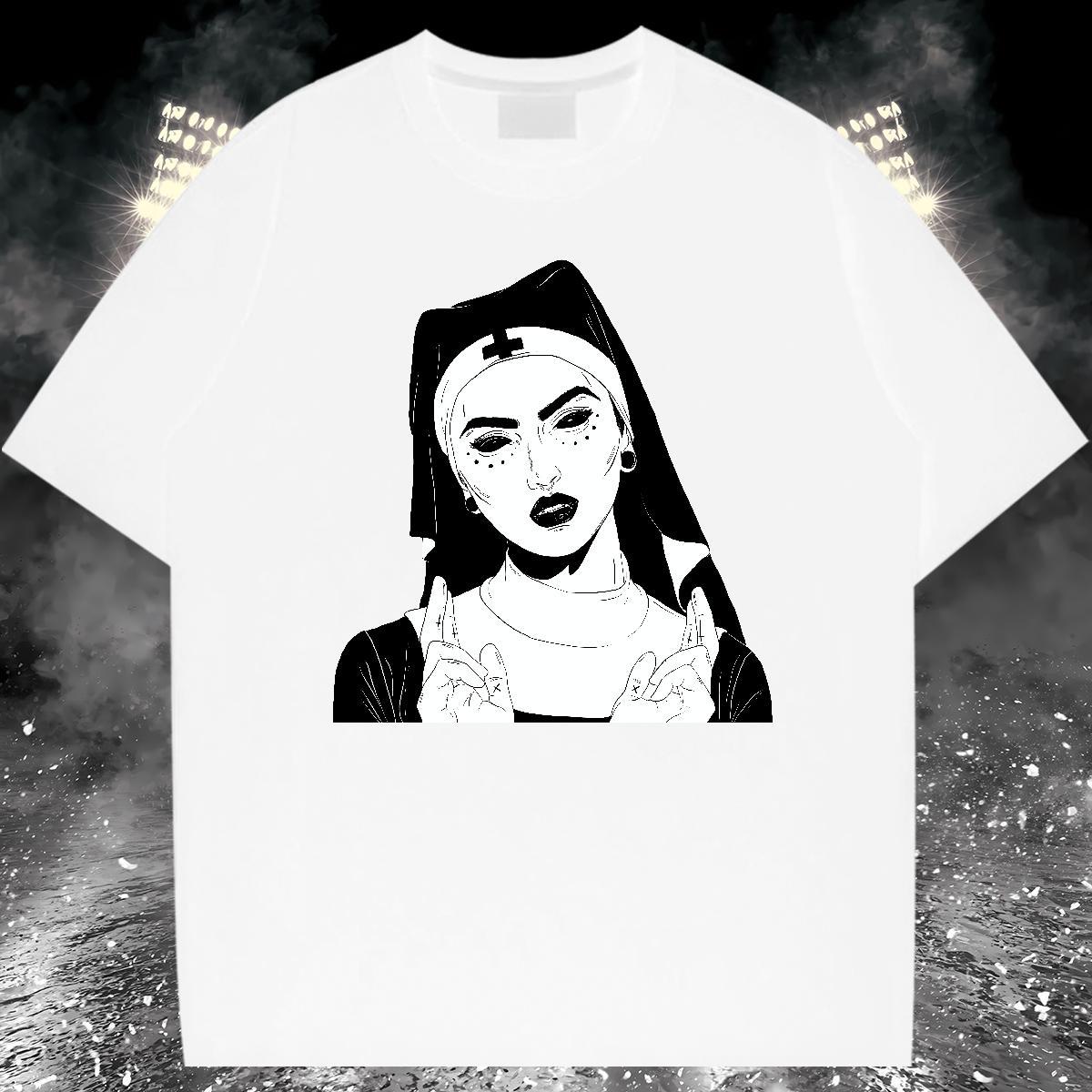 T Shirts Men 230g Cotton nun Street Wear Breathable Crew Neck Black Oversized Tshirts Fashion Casual Comfortable Polos