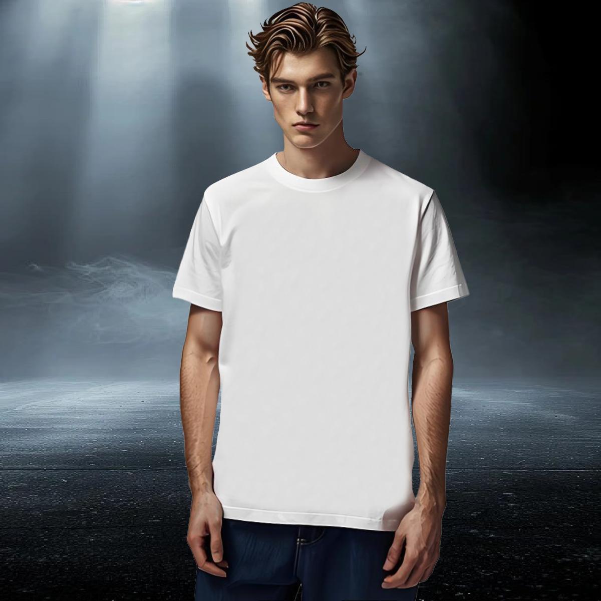 Wholesale T-Shirts for Men 100% Cotton 230g halloween Street wear Hip Hop Tops Shirt Breathable Short Sleeve Designer Men Tees Customized