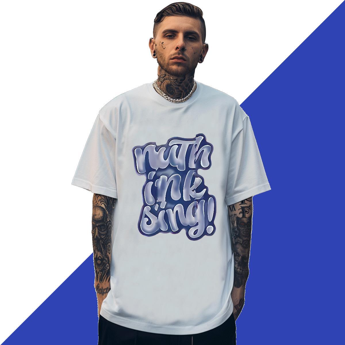 TOP Quality Tshirt for Man Woman 230g Cotton Sport letter Oversized 3XL 4XL Short Sleeve Soft Fashion New T Shirt For Man Tops