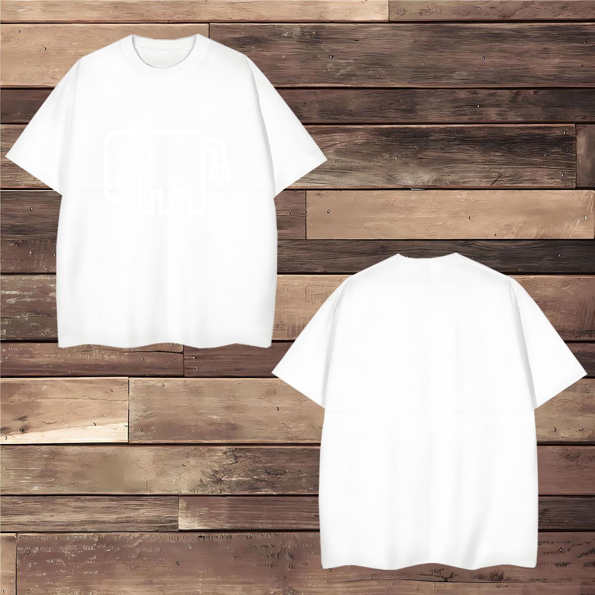 Customized T-Shirts for Men 230g 100% Cotton Elephant Home Outdoor Clothes O Neck Short Sleeves Cool Tshirts Plus Size Custom