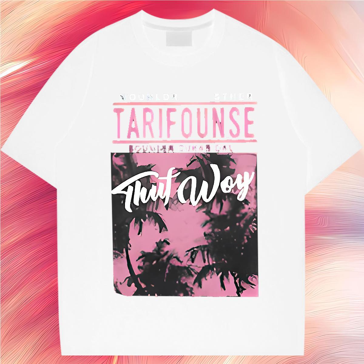 DIY Man T Shirts 100% Cotton 230g tree Daily Wear Tee Shirt Breathable Crew Neck Wholesale Couples T Shirts Floral Print
