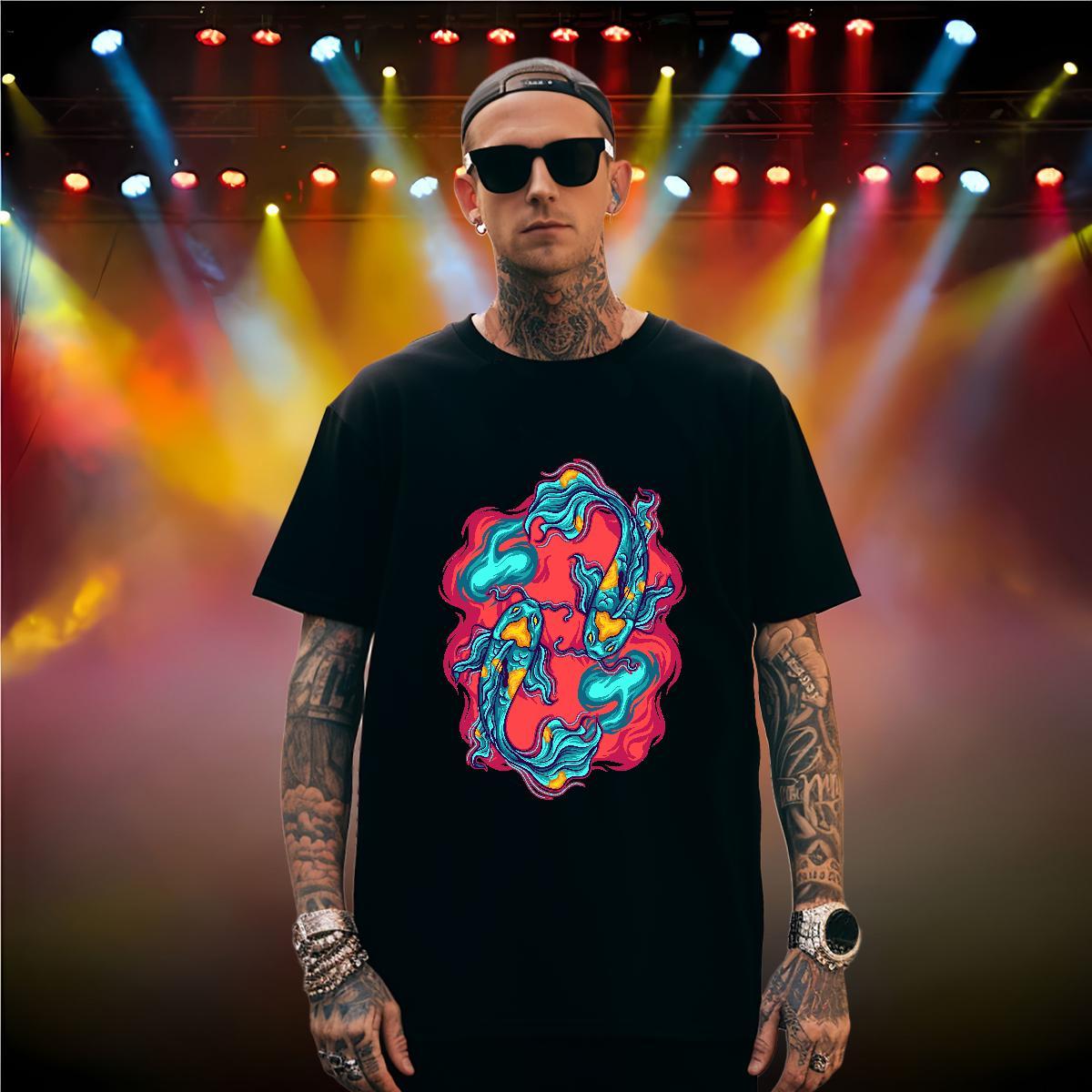 Men T Shirts 230g 100% Cotton Beach Pure Cotton Custom Print Oversized Men Tees New Designer Free Shipping Clothes