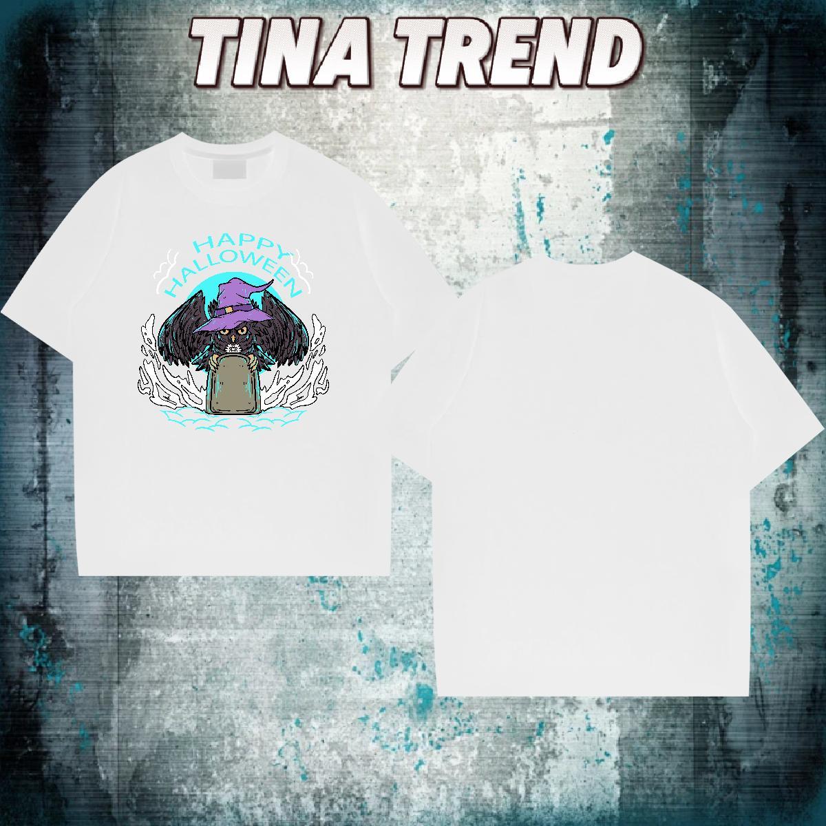 2024 Summer T-Shirts 230g Pure Cotton cool Sports Casual Clothes Breathable Soft Brand Men Clothes T-Shirt Cartoon Print