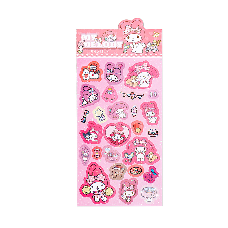 Guka Stickers Cartoon Account Material Children's Waterproof DIY Laser Decorative Stickers Wholesale