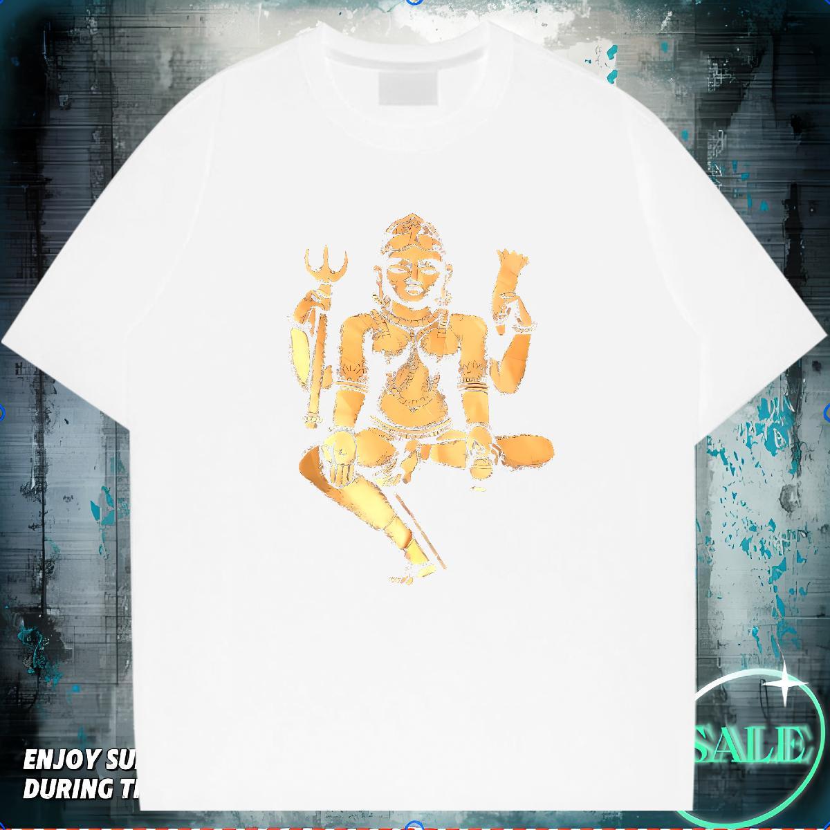 T Shirt For Man 230g Cotton character Street wear Hip Hop Crew Neck Custom Anime Couples T Shirts 2024 Summer Classic Clothings