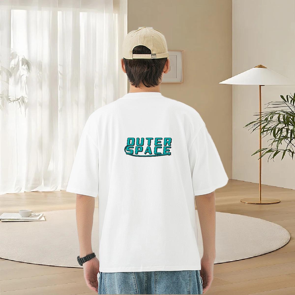 Classic T-Shirts for Men letter Clothes 230g Cotton Spring Summer Popular Custom Printing O Neck Short Sleeves Tshirts