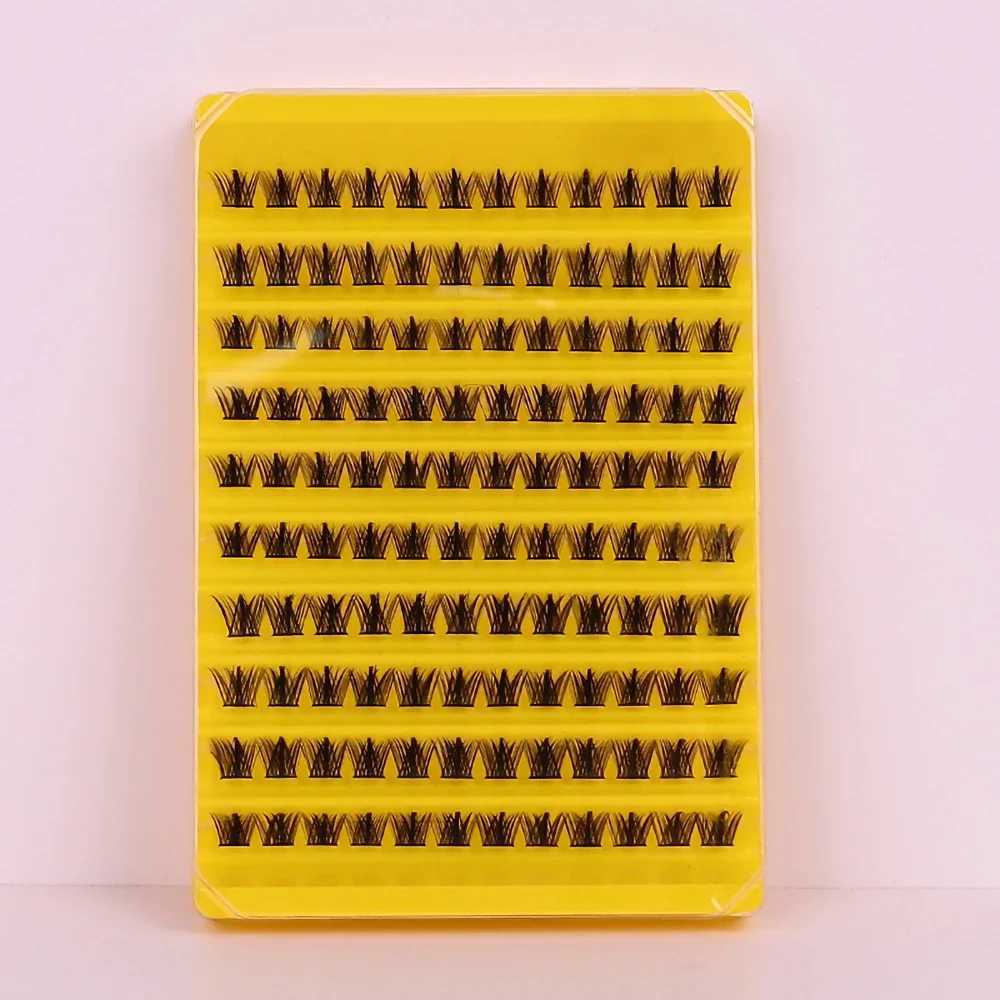 120 clusters of eyelashes D curled personal eyelash clusters false eyelashes extended natural appearance can be reused W240803