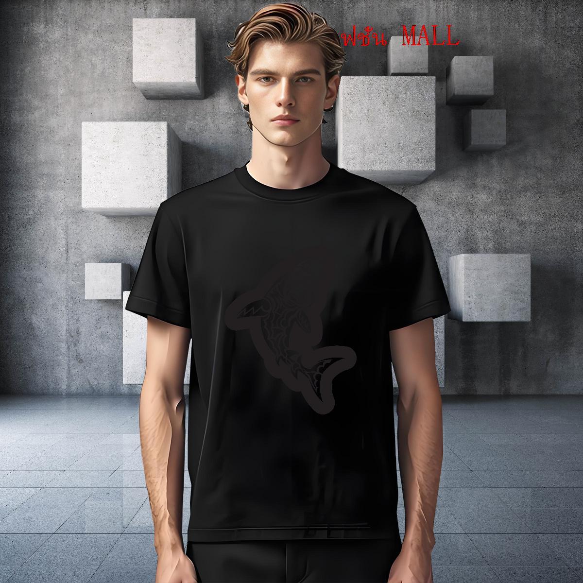 Fashion Designer Man T Shirts 230g Pure Cotton fish Summer Casual Clothes Breathable Short Sleeve High Quality Couples T Shirts DIY