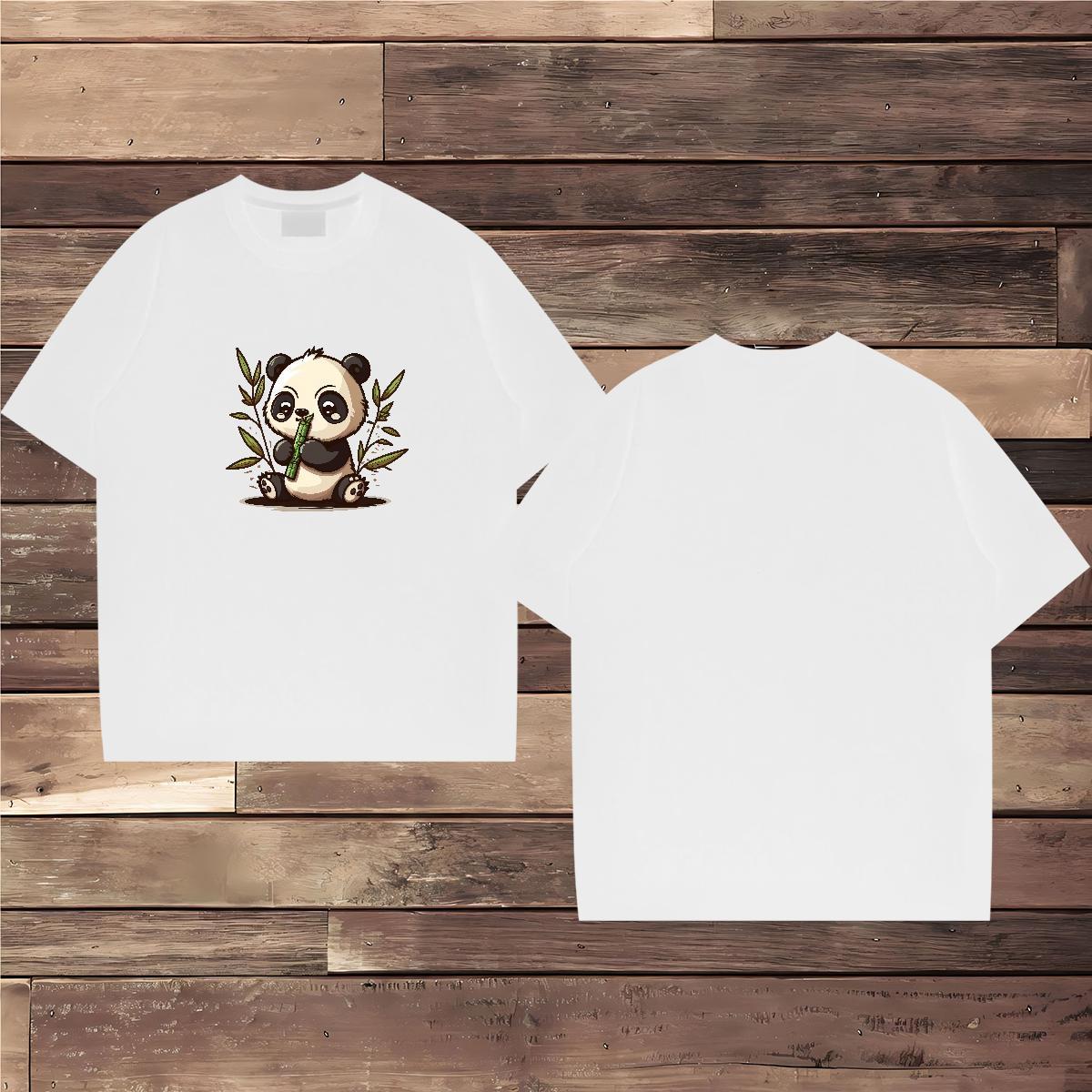 Fashion Casual T-Shirts 230g 100% Cotton Daily Wear Tees Breathable Crew Neck Unisex Men Tops Tees DIY Printed