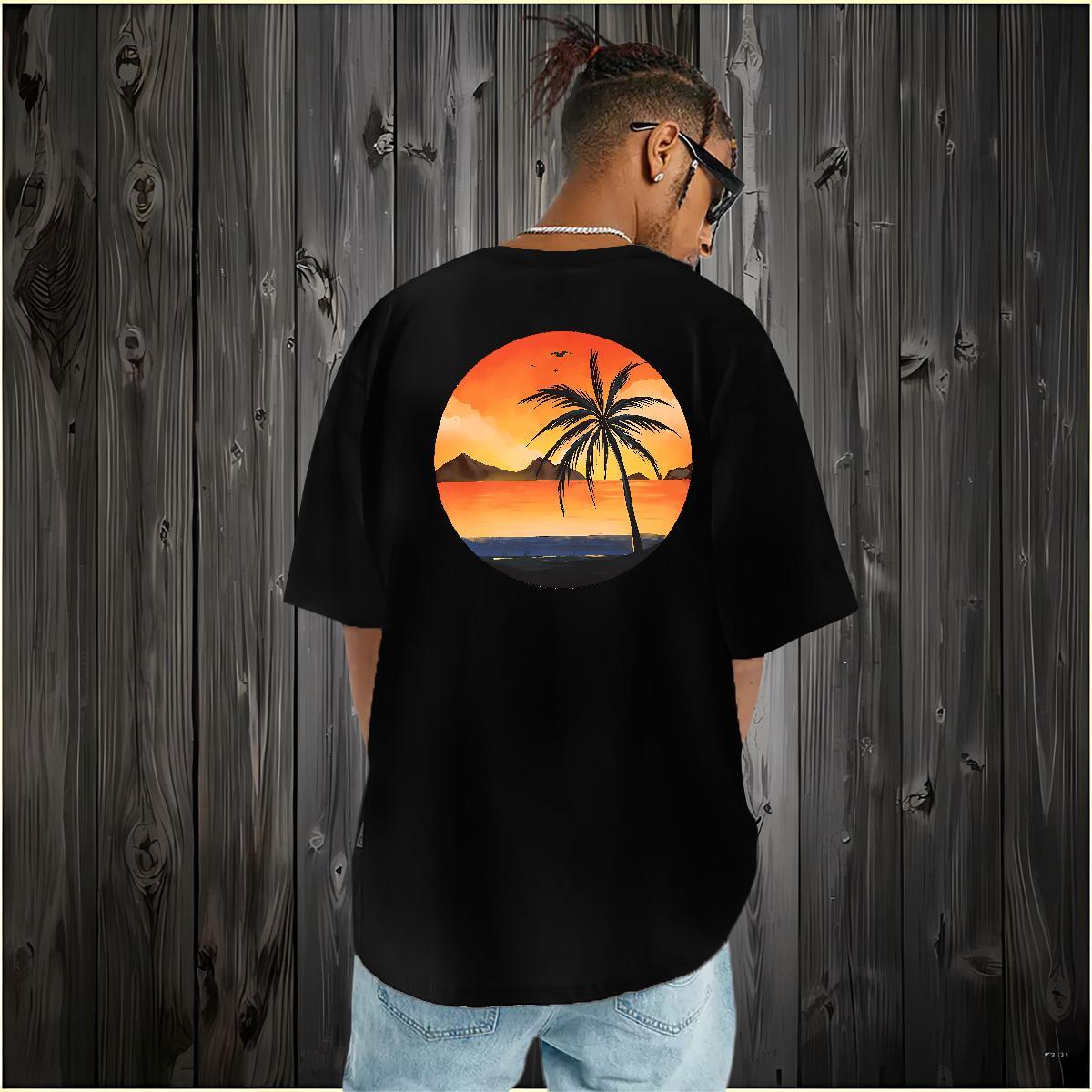 Fashion Casual T Shirts Men 230g 100% Cotton sun Home Outdoor Polos Pure Cotton Wholesale Men Clothes T-Shirt DIY Logo Oversized