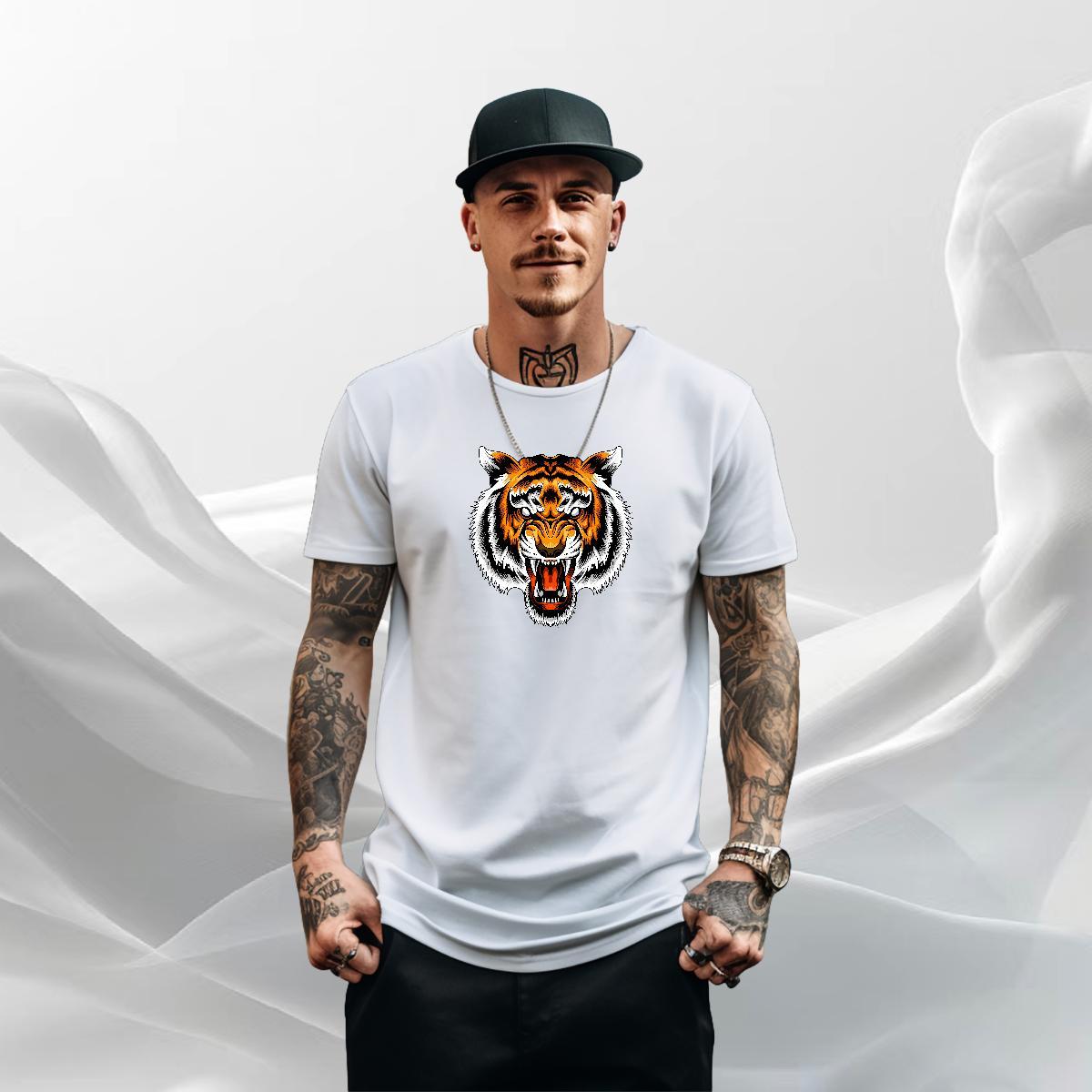 Unisex Men Tshirts 100% Cotton 230g Outdoor ferocity Custom Printing Breathable Stylist T-Shirts for Men Clothings