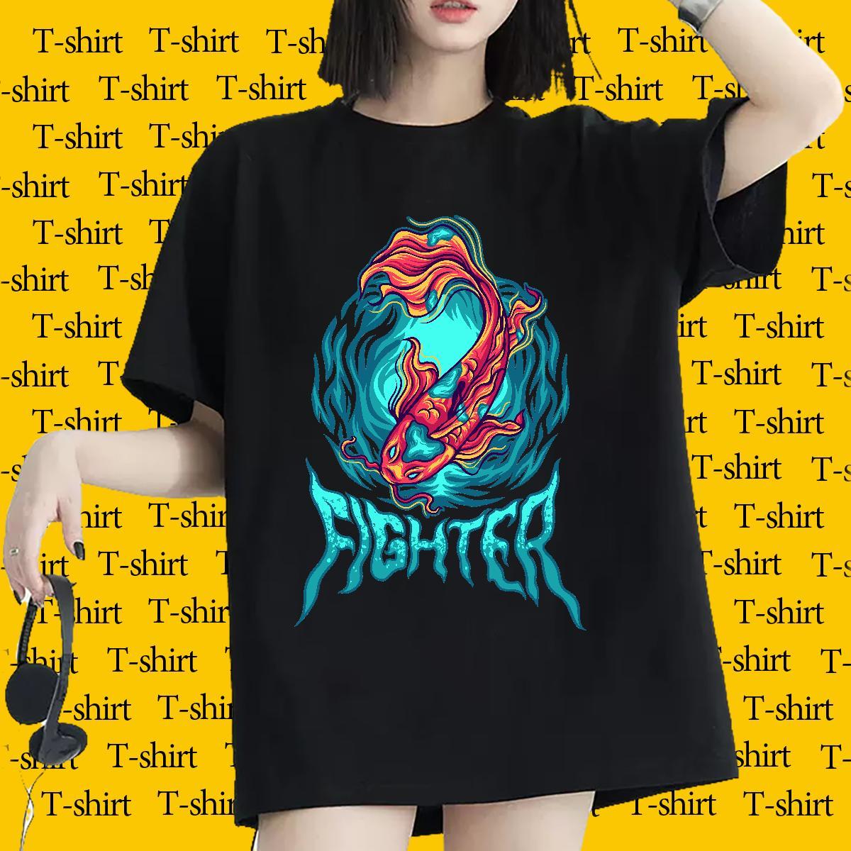 Wholesale T-Shirts for Women Breathable Short Sleeve Unisex Tshirts Oversized Outdoor 230g 100% Cotton 2024 Clothes Shirt