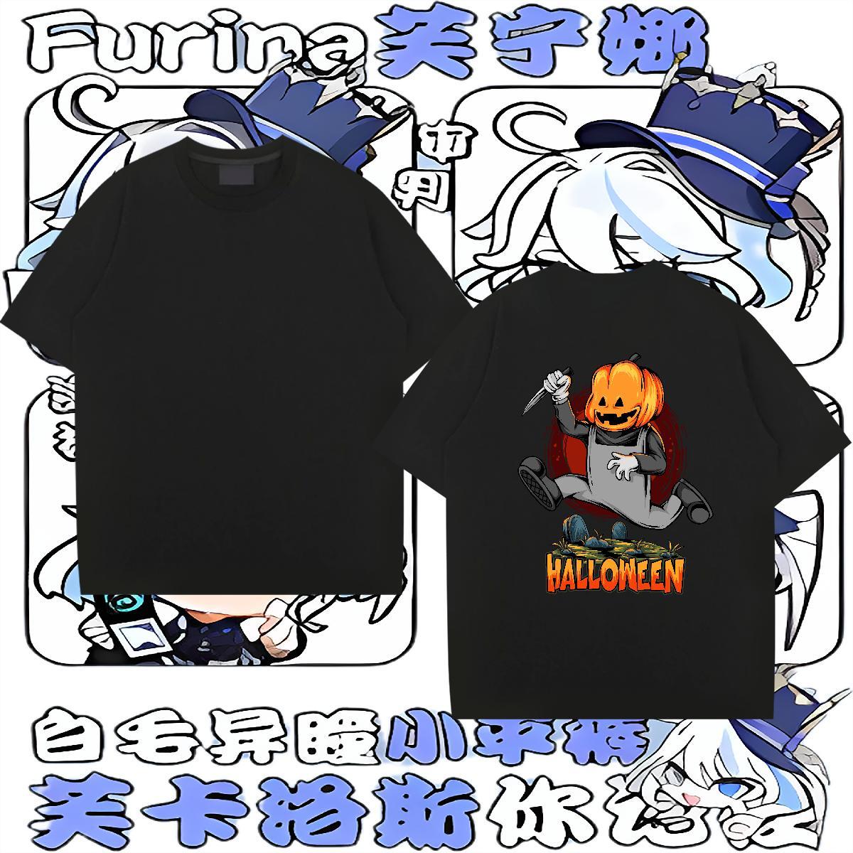 Classic Casual T-Shirts 230g Pure Cotton pumpkin Summer Casual Clothes Breathable Crew Neck Soft Men Tees Asian Size