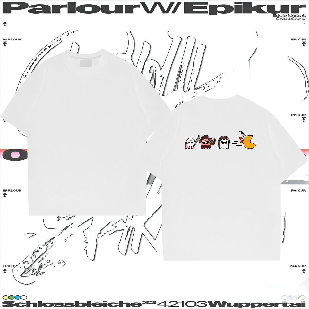 Brand T shirt 230g Cotton halloween Hip Hop Street Tees Shirts Breathable Crew Neck Wholesale Tshirts Oversized 4XL