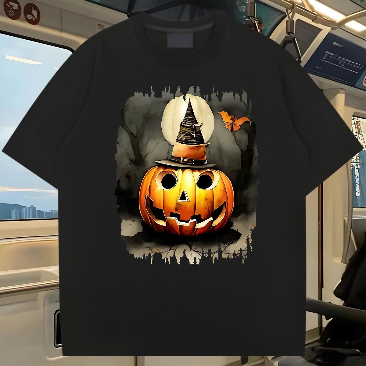 Fashion Designer T Shirt For Man 100% Cotton 230g pumpkin Street Wear Tops Breathable Short Sleeve Loose Fit Men Tees Oversized 4XL