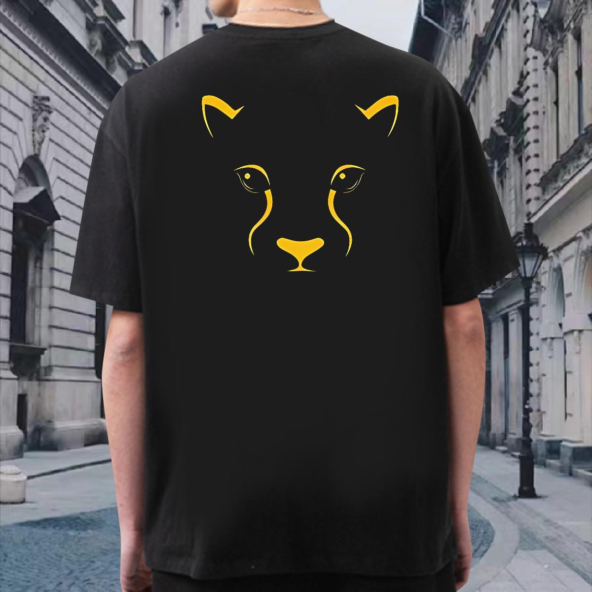 Cool Design Men Tops Tees 100% Cotton 230g dog T-Shirts for Men Hip Hop Round Neck Short Sleeve Oversized 3XL 4XL DIY Customized Top Tees